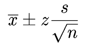 Confidence Interval Formula